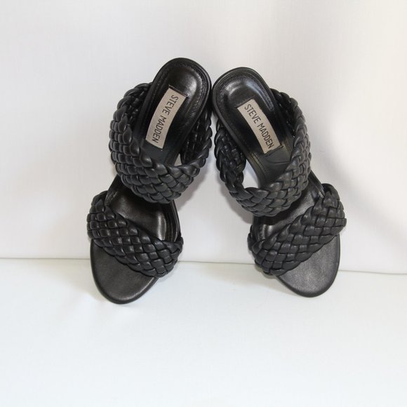 Steve Madden Tangle Black Sandal Size 6 - Picture 5 of 12